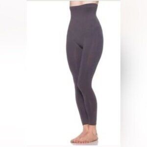 Rhonda Shear High-Waist Shaping Leggings 1X Black Nylon/Spandex